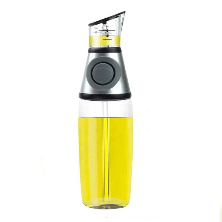

500ml Oil Dispenser Bottle Oil Bottle Glass for Measuring Cooking Vegetable Oil, Transparent