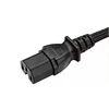 Zhongshan Factory electrical wire 10A IEC C14 to IEC C15 connector power cord gold bonding wire