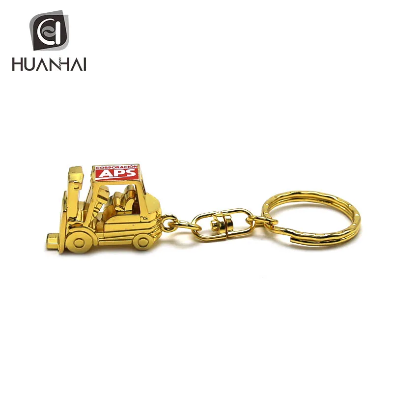 New Design Custom Gold Silver Plated 3d Mockup Logo Metal Truck