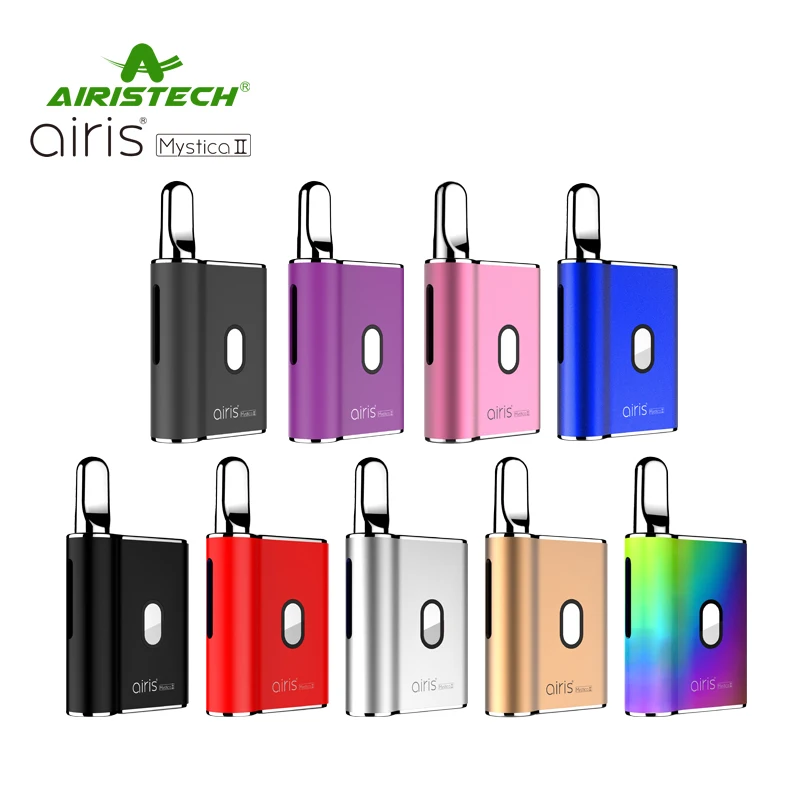 

Large stock Airis mystica2 450mah magnetic cbd vape 510 thread mini battery vape mod for cbd, Black;red;pink;rainbow;gold;blue;silver