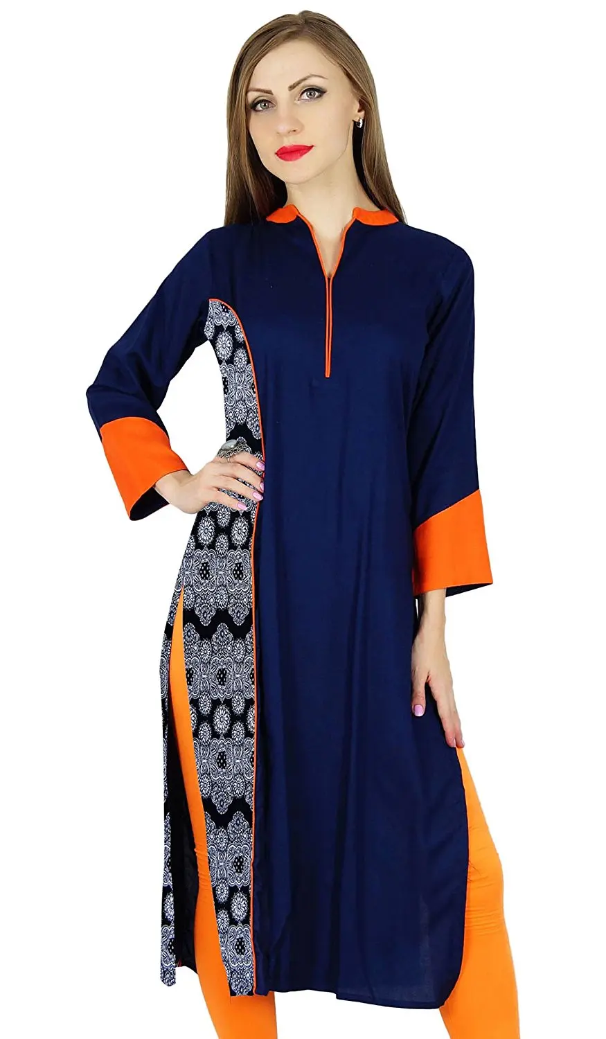 shirt collar wali kurti