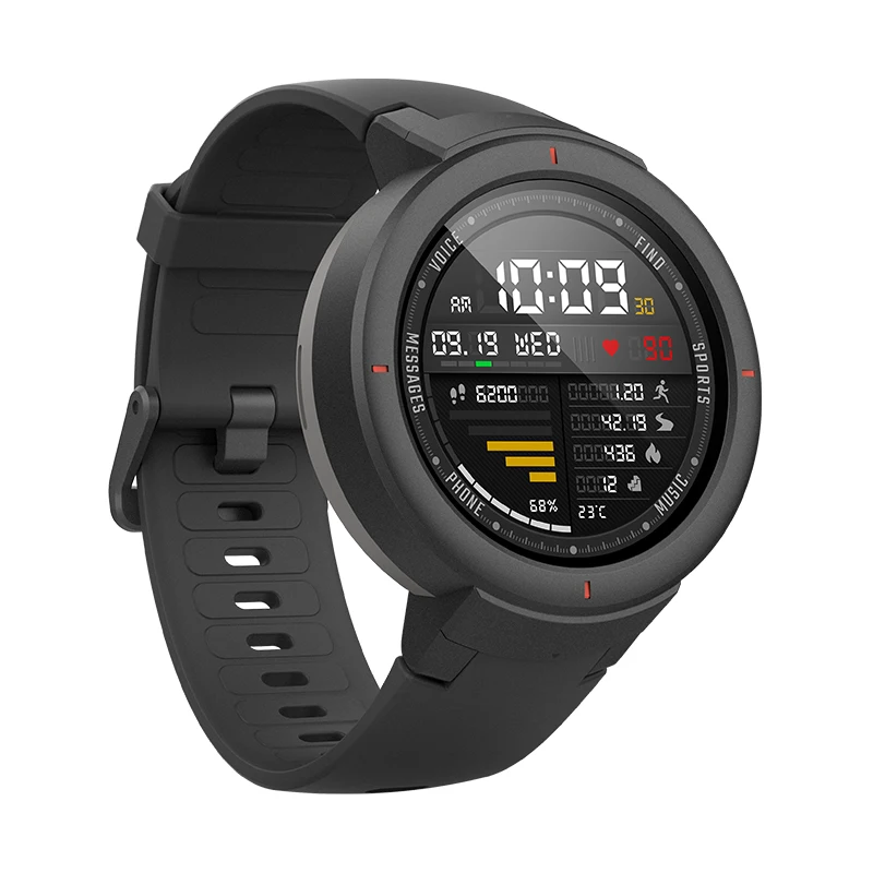 

New English Version Huami Amazfit Verge Smart Watch 1.3 Inch AMOLED Screen Heart Rate Monitor Built-in NFC 11 Sports Smartwatch