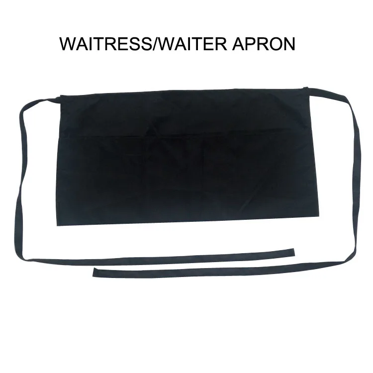 black waitress apron