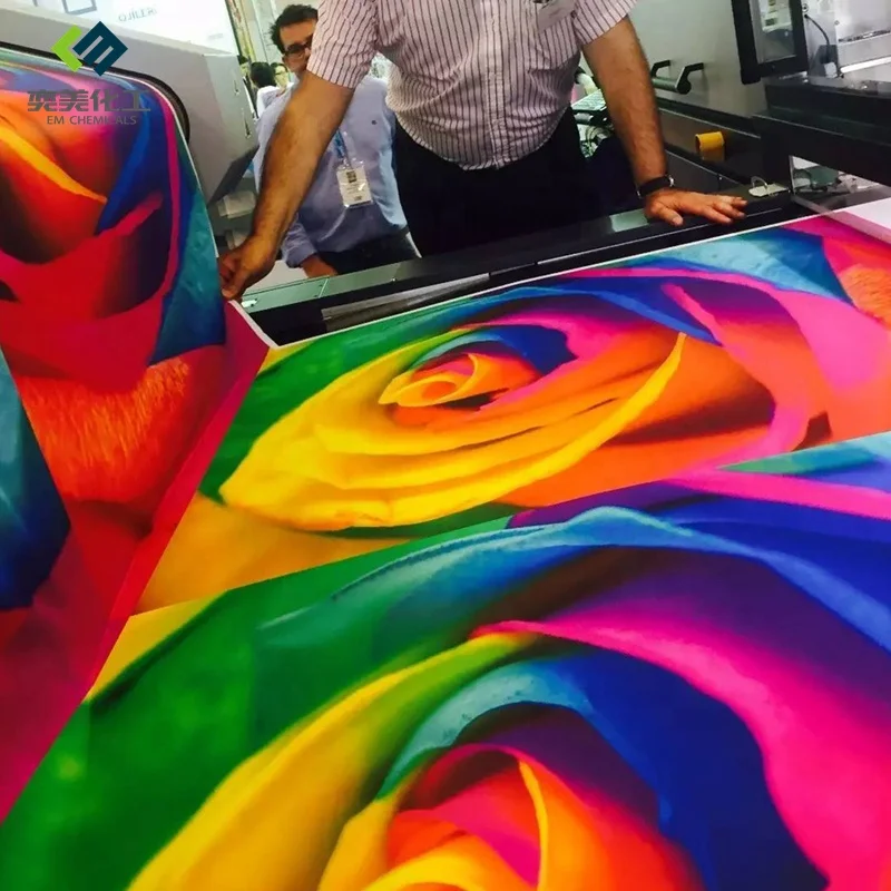 
replace sodium alginate reactive dyes printing thickener for rayon fabric 