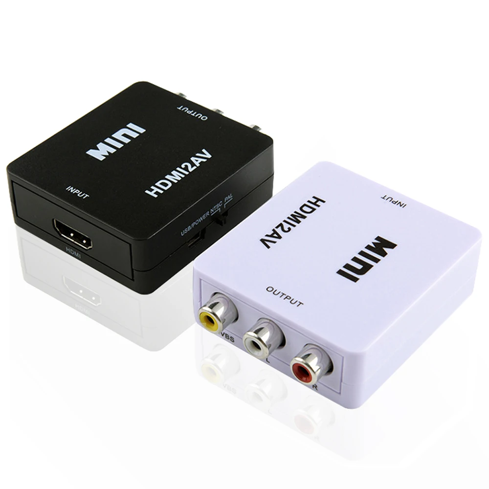 

Mini Video Converter Box AV2HDMI RCA AV CVBS HD MI Adapter for HDTV TV PS3 PS4