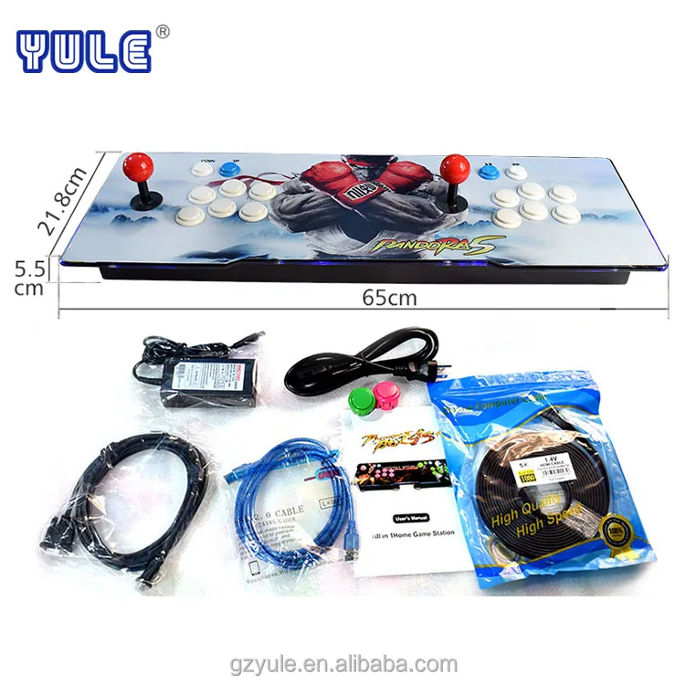 

YU LE 2018 Newest indoor amusement pandora box 4/5 999/960 games in one console for sale, As picture