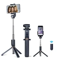 

APEXEL Selfie Stick 3 in 1, Flexible Selfie Stick Tripod with Wireless Remote Shutter and 360 Rotation Tripod Stand Selfie Stick