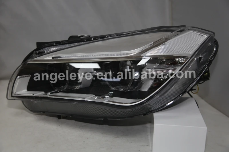 For BMW X1 E84 LED Strip Angel Eyes Head Light 2009-2014 year LF