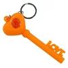 Silicone key design smoking pipes glass bowl hand pipe tobacco smoking
