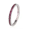 Hot sale ruby crystal diamond female ring sold on the website