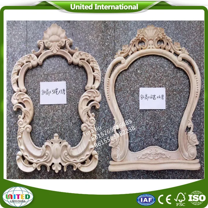 anqitue wood carved mirror frames