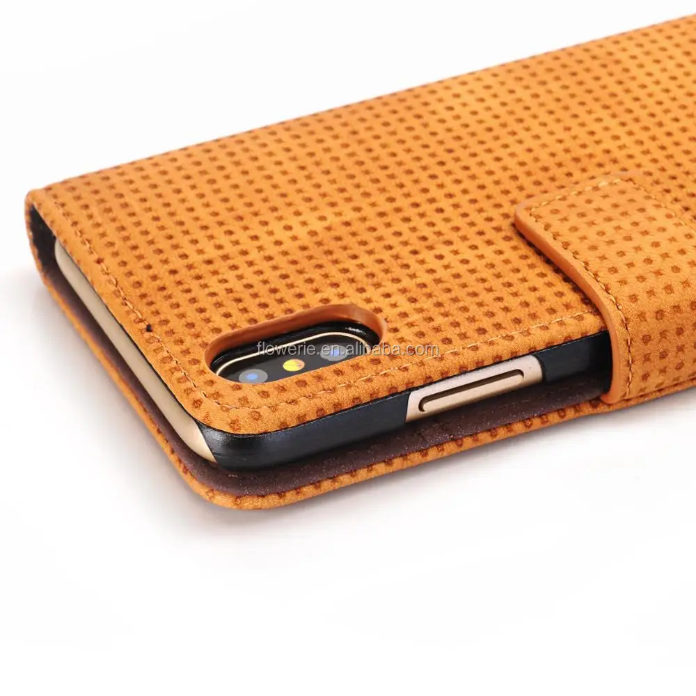 

China Factory Supply Case Wallet Cell Phone Case for iPhone X 8 7 6s Leather Case