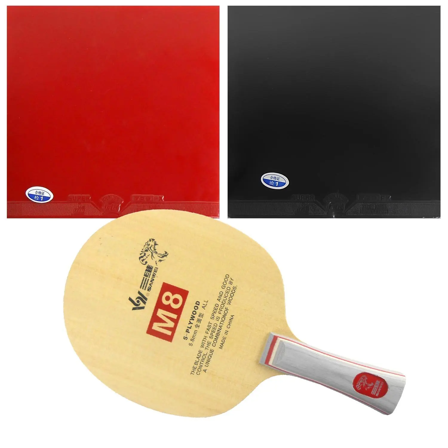Buy Hrt 2077 Long Fl Blade With 2x Sanwei T88 I Rubbers In Cheap