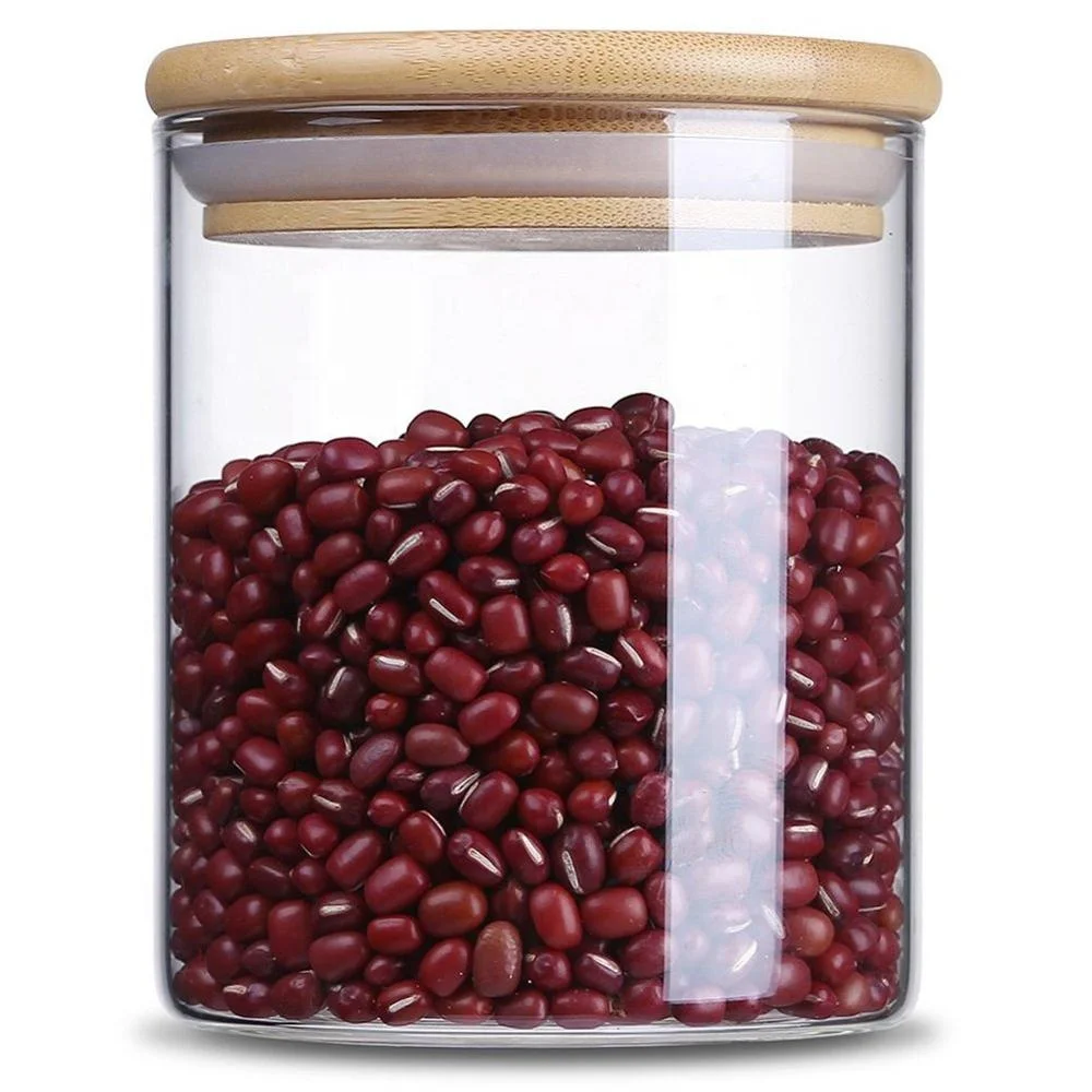 
D100mm Transparent glass jars Grains storage Bottles spice jar kitchen storage cans Kitchen Storage Organization 