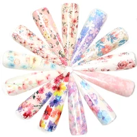 

New Floral Nail Art Foil Rolls-50 Japan Flower Designs-4cm*100cm