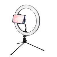 

Dimmable 10" LED Circle Ring Light for makeup, youtiube and photography