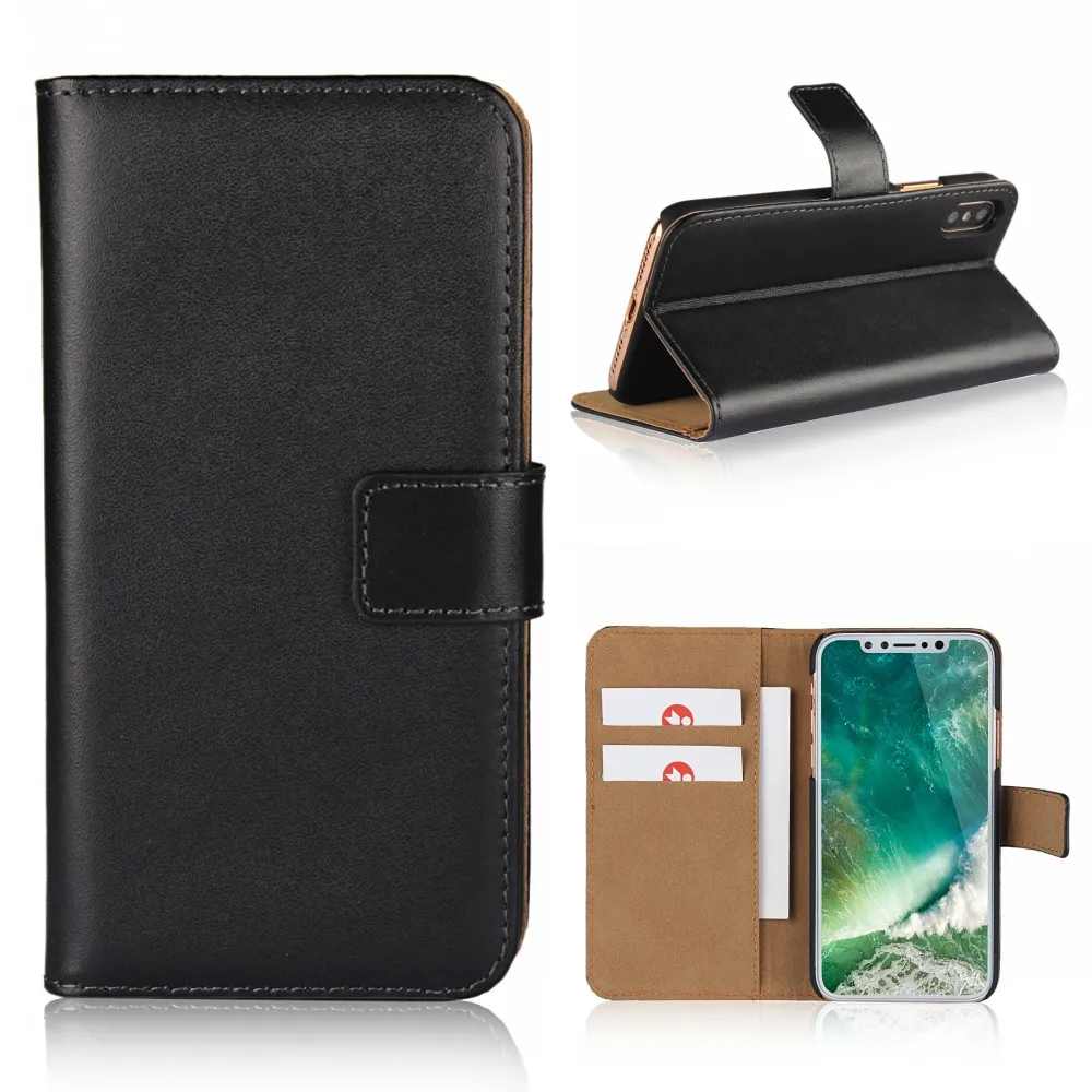 

iCoverCase Mobile Phone Cover Leather Wallet Case For iPhone X XR XS Max 2018 Cell Phone Accessories, Black;white;brown;blue;pink;purple;ect.