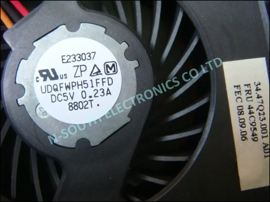 new original cpu cooling fan with heatsink for ibm lenovo thinkpad x200 44c9549  (3)