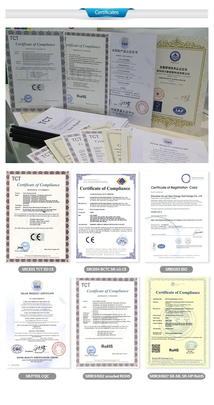 SRNE 60A 85A 100A MPPT Solar Charge Controller for solar home system, rv solar system,solar energy system MC