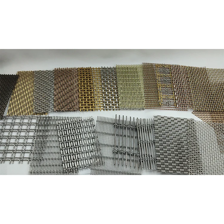 Xy-5211g Architectural Woven Wire Mesh Panel,Decorative Metal Mesh ...