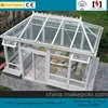 Aluminium free standing sunhouse/prefabricated glass house/glass garden room