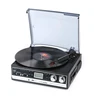 Multiple modern lp vinyl dj turntable mixer record player