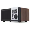 Portable FM Radio with Bluetooth Speaker and SD Card Player, call function Operation mode Button LED display, Rechargeable