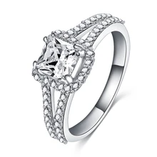 Señoras Halo Estilo Art Deco Plata Fina De Ley 925 Anillo De Zafiro Blanco Rubí
