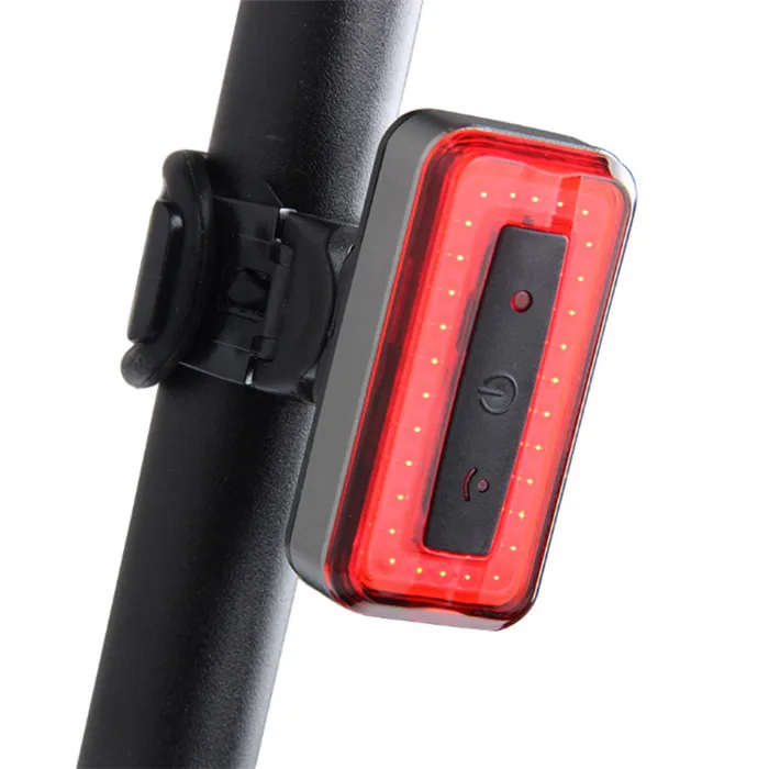 Smart Intelligent Sensitive Bike safety light USB Rechargeable COB LED Bike Tail Light Cycling Warning Rear Lamp