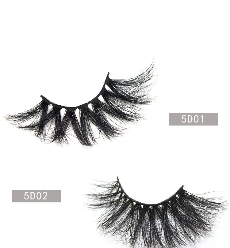 

Private Label Super long dramatic 25mm Eyelashes 3D Mink Lashes with Custom Packaging, Natural black
