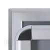Single sided Round snap profile aluminum 32MM CHROME CORNER SNAPIT FRAME