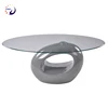 Wholesale chinese furniture supplier living room furniture sets fiber glass coffee table design