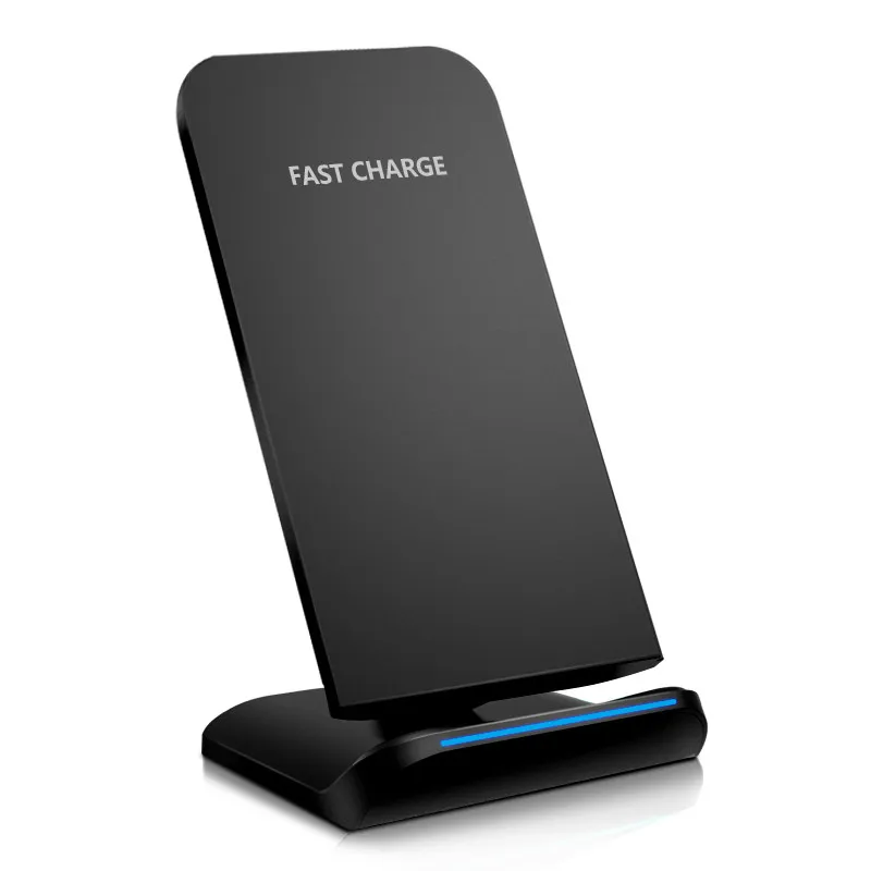 

universal cell mobile phone fast charge long distance qi wireless charger stand for samsung apple watch iphone vivo, Black;white;silver or custom