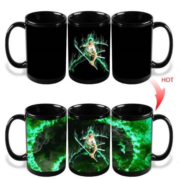 

11oz Magic Coffee Heat Sensitive Mug Color Changing Heat Cup ,ceramic coffee mugs, Customized