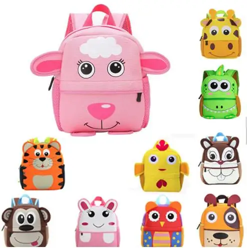 

Amazon Hot Sale Fancy Cartoon Animal Bag Kids Backpack for Toddler