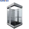 Used transparent glass panoramic elevator with safety observation wall