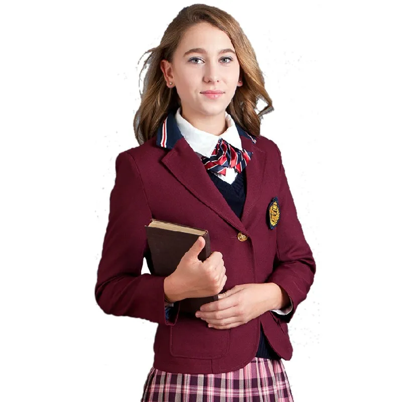 Custom High School Coat Red School Blazer Buy Red School Blazer