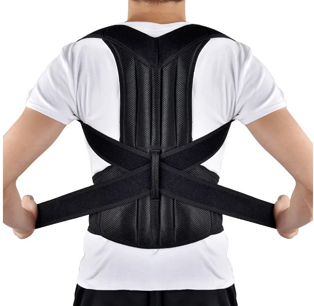 

Back Posture Corrector Shoulder Lumbar Brace Spine Support Belt Adjustable Adult Corset Posture Correction Belt, Customized color