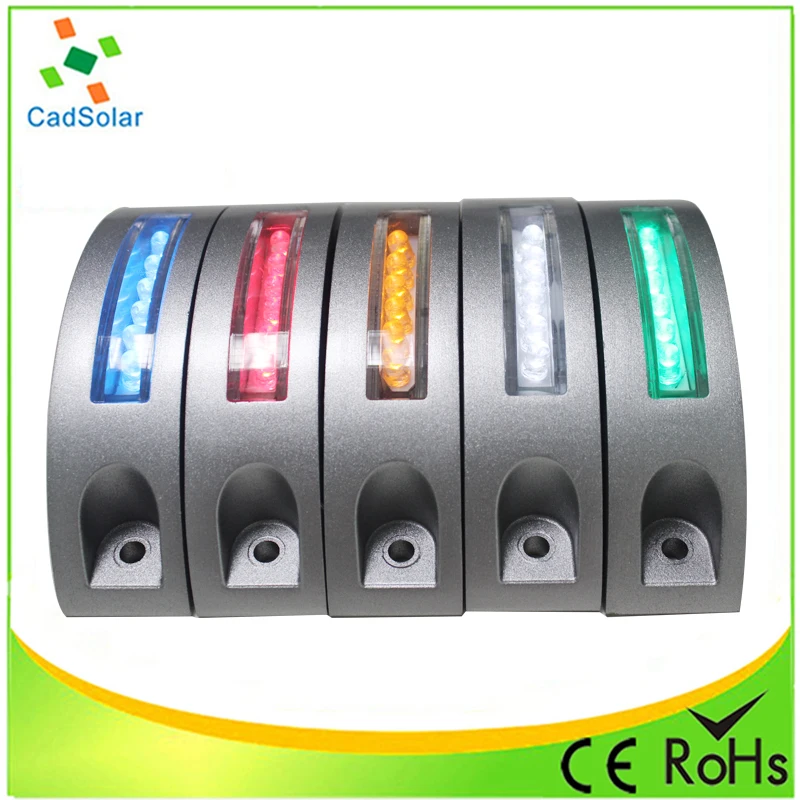 strobe solar road marker light