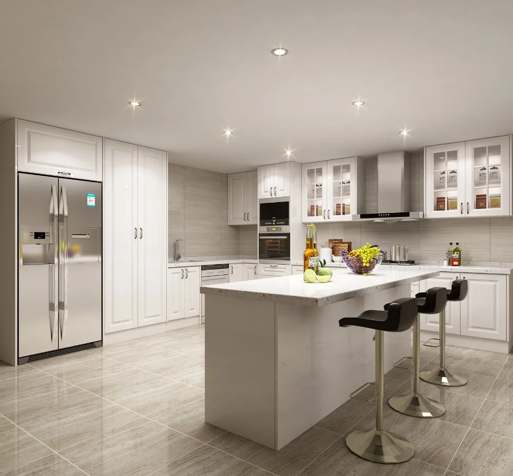 
China Factory Customized Modern Design Kitchen Island Base Cabinets 