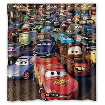 Buy Artswow Disney Cars Custom Waterproof Bathroom 100 Polyester