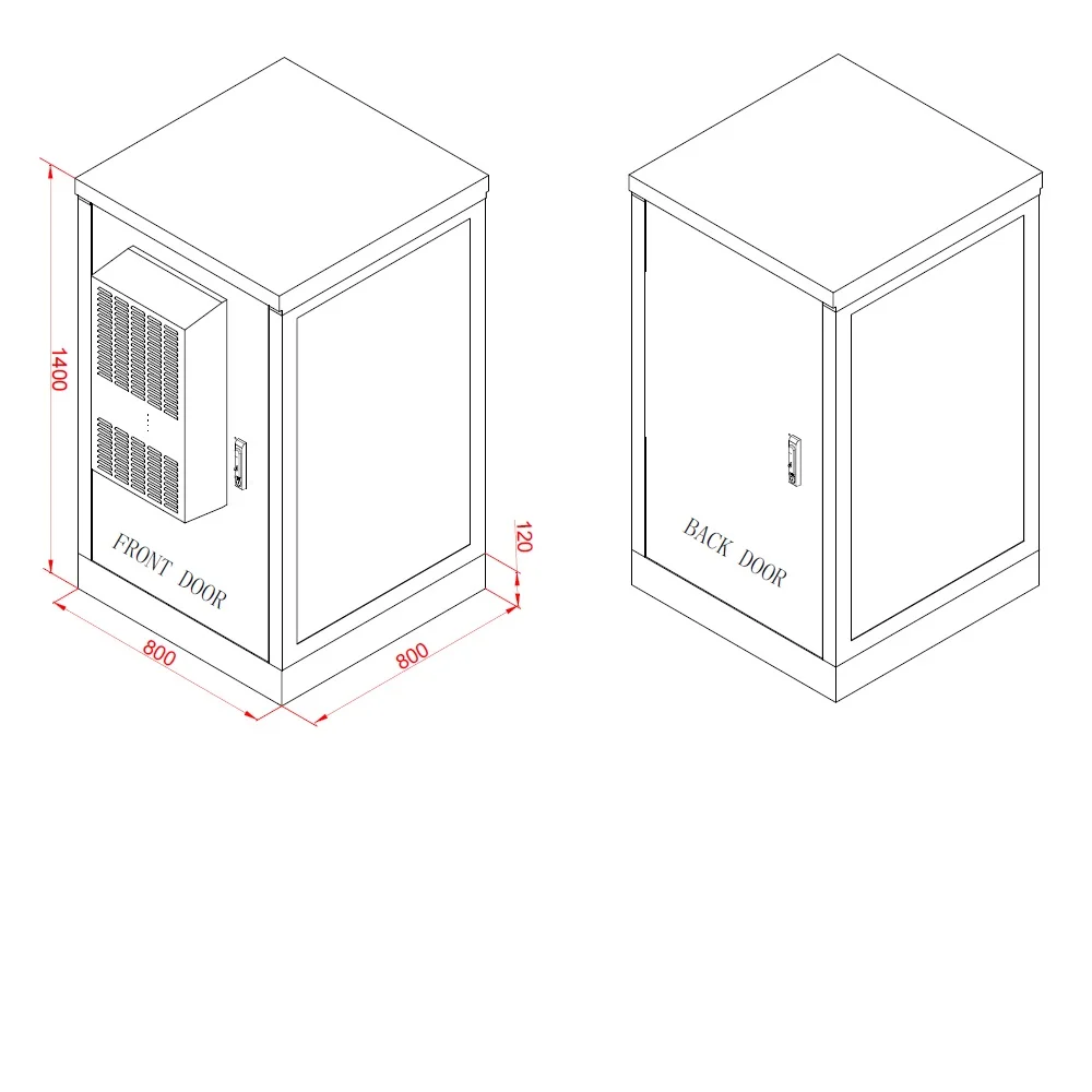telecom cabinet SK-80140 structure size