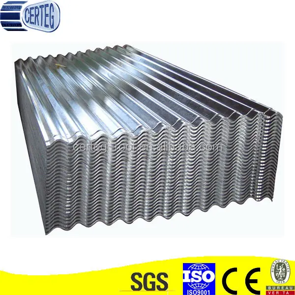 rib-type copper colored Corrugated galvanized metal roofing