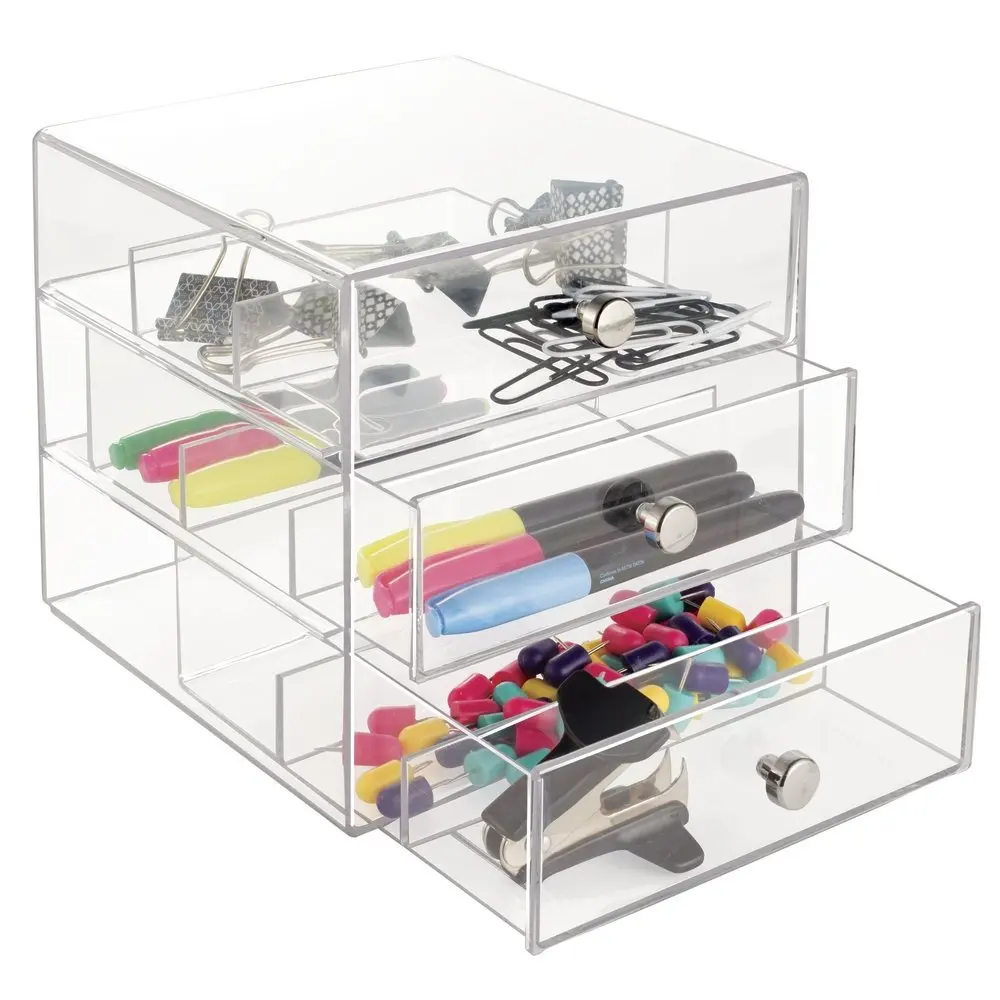 Acrylic Desk Drawer Organizer Home Storage Organization Pen Pencil