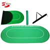 Green Oval Sure Stick Rubber Foam Poker Table Top Layout