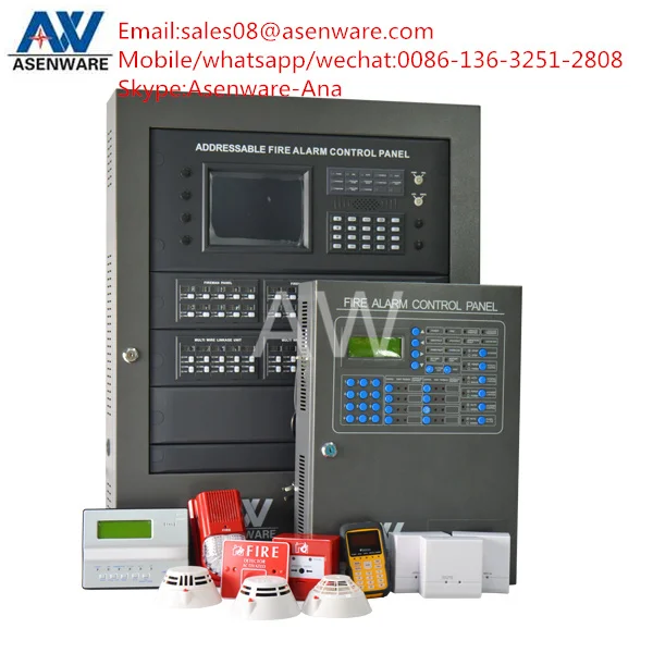 Fire alarm system addressable max 80 loop large capacity