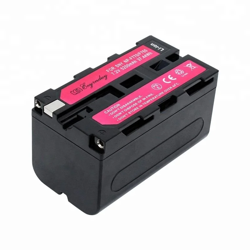 

Camcorder batteries NP-F750 NP-F770 NP F750 F770 NP-F730 NP-F570 NP-F550 NP-F970 NP-F960 NP-F960 camera battery, Black