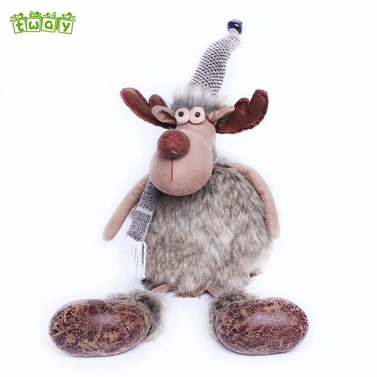 
19'New products soft reindeer moose stuffed christmas plush animal toys 