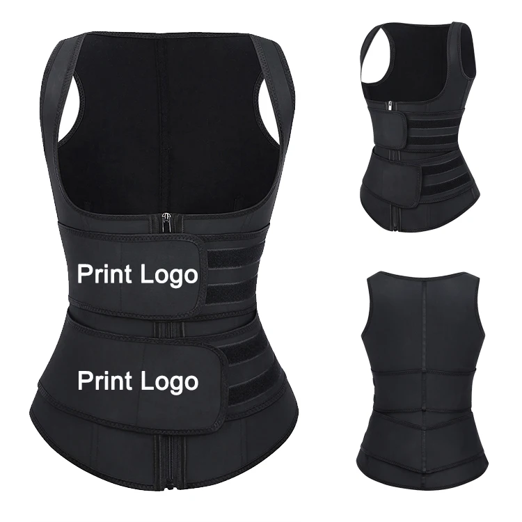 

Lover Beauty Latest Design Two Belt Latex Slimming Vest Waist Trainer Vest Shaper Corset Women Waist Trainer Private Label