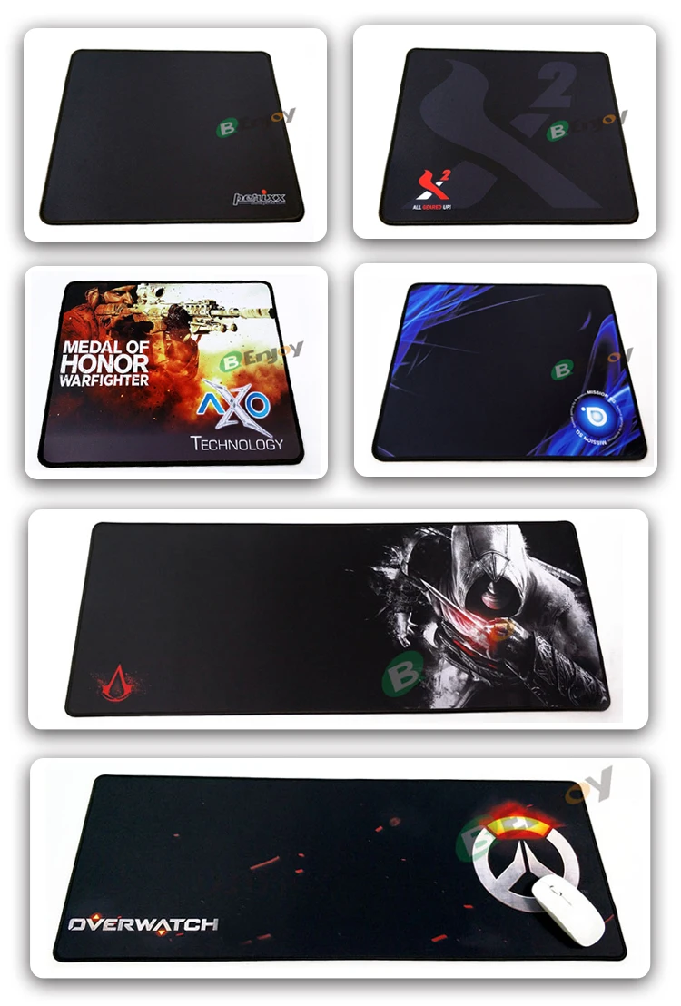 Game Player Accessories Custom Print Computer Desk Mouse Pad Mat